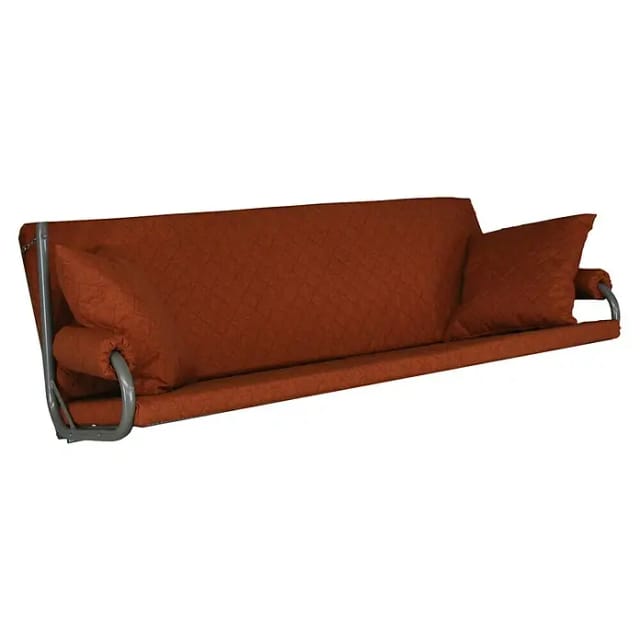 ANGERER FREIZEITMÖBEL Hollywoodschaukelauflage »Joy«, terrakottafarben, Uni, BxL: 180 x 54 cm - braun