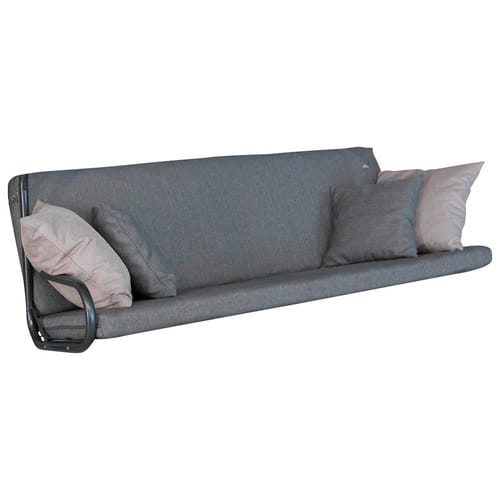 ANGERER FREIZEITMÖBEL Hollywoodschaukelauflage »Smart«, grau, Uni, BxL: 180 x 54 cm