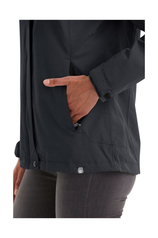 Killtec Outdoorjacke Inkele Damenjacke mit abnehmbarer Kapuze, wind- und wasserdicht, atmungsaktiv