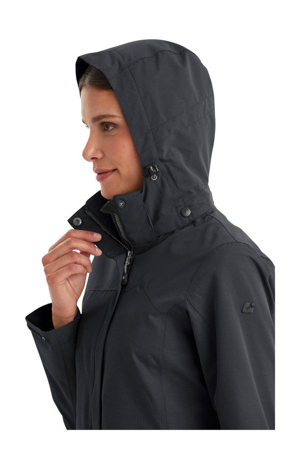 Killtec Outdoorjacke Inkele Damenjacke mit abnehmbarer Kapuze, wind- und wasserdicht, atmungsaktiv Bild 5