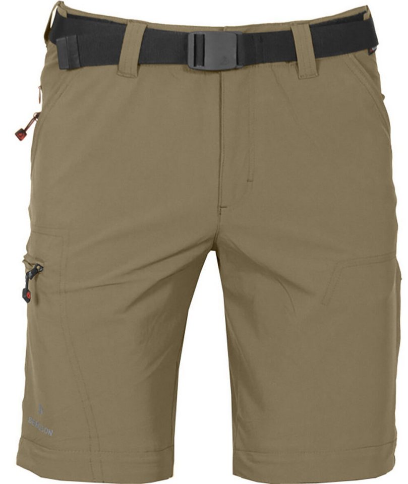 Bergson Outdoorhose QUEENSLAND Doppel Zipp-Off mit T-ZIPP Herren Wanderhose, vielseitig, pflegeleicht, Kurzgrößen, beige Bild 5