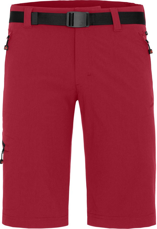 Bergson Outdoorhose REDWOOD BERMUDA Herren Wandershorts, vielseitig, pflegeleicht, Normalgrößen, dunkelrot Bild 3
