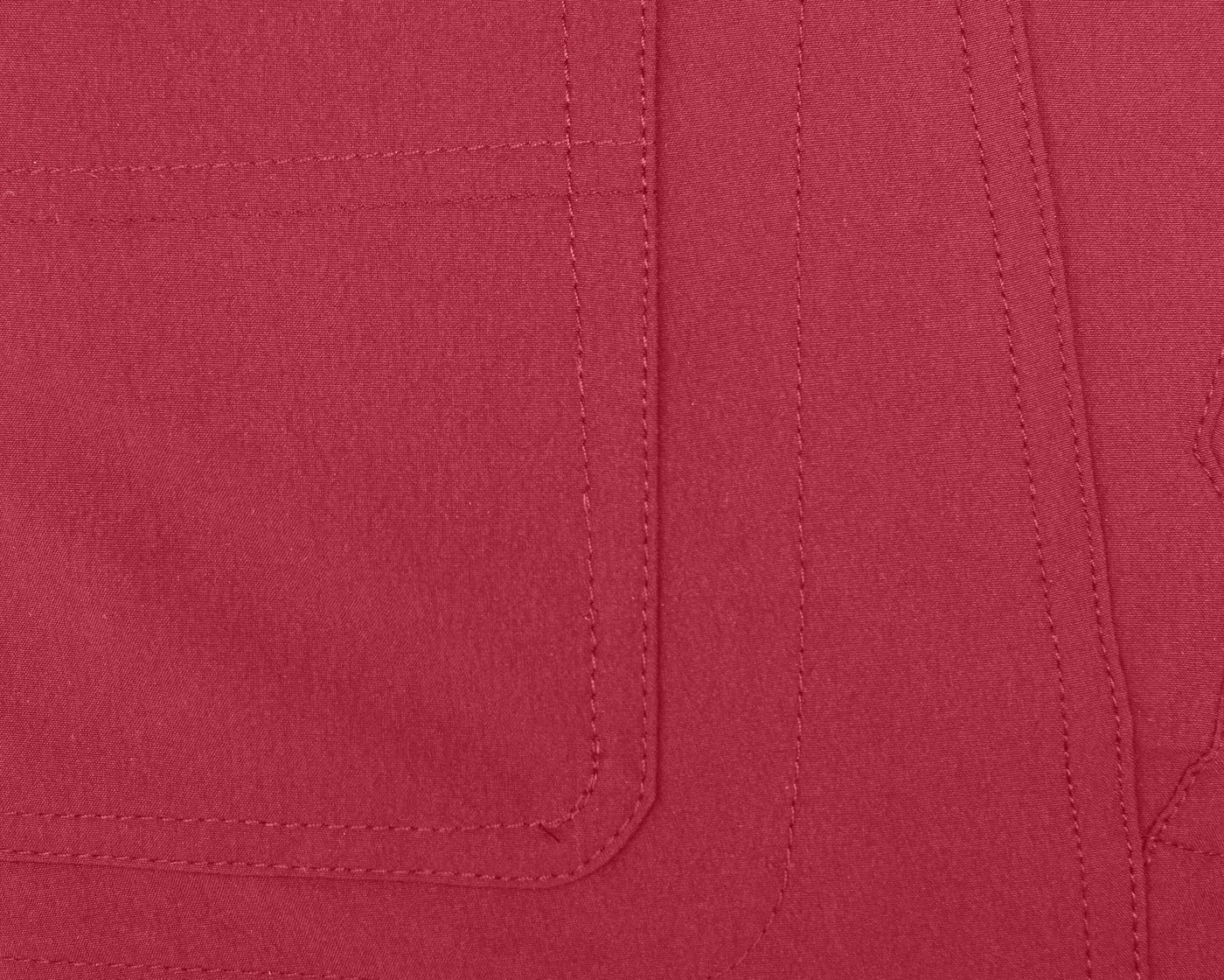 Bergson Outdoorhose REDWOOD BERMUDA Herren Wandershorts, vielseitig, pflegeleicht, Normalgrößen, dunkelrot Bild 4