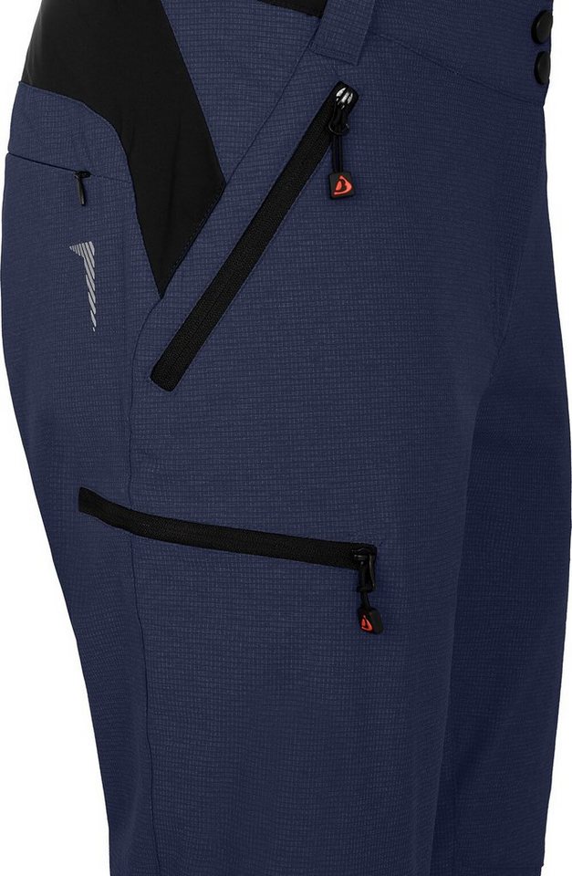 Bergson Fahrradhose VALLI Capri Damen 3/4 Radhose, robust, elastisch, Normalgrößen, peacoat blau Bild 2