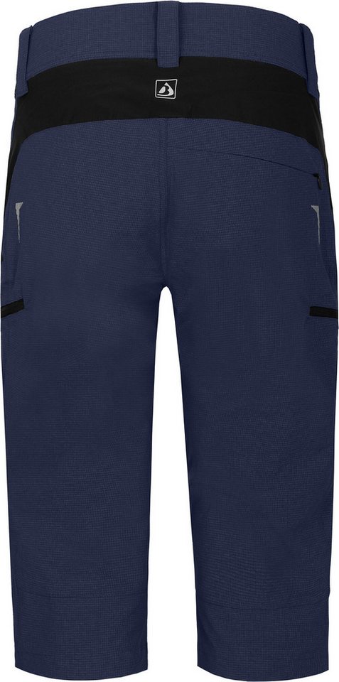 Bergson Fahrradhose VALLI Capri Damen 3/4 Radhose, robust, elastisch, Normalgrößen, peacoat blau Bild 3