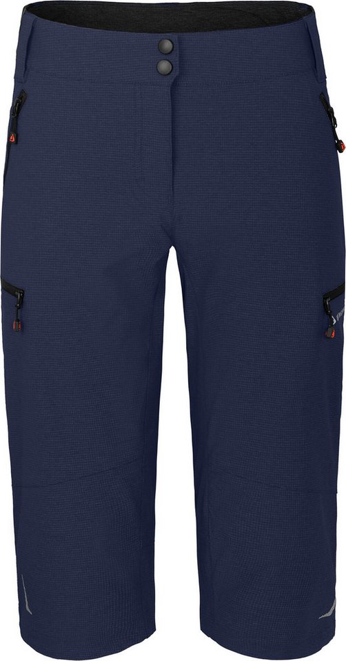 Bergson Fahrradhose VALLI Capri Damen 3/4 Radhose, robust, elastisch, Normalgrößen, peacoat blau Bild 5