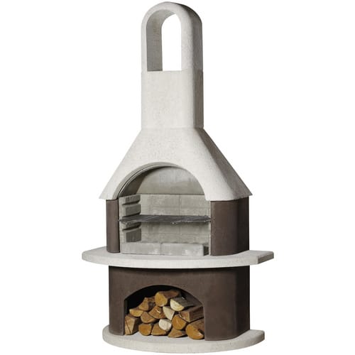 BUSCHBECK Gartengrillkamin »Milano«, 110 cm - weiss