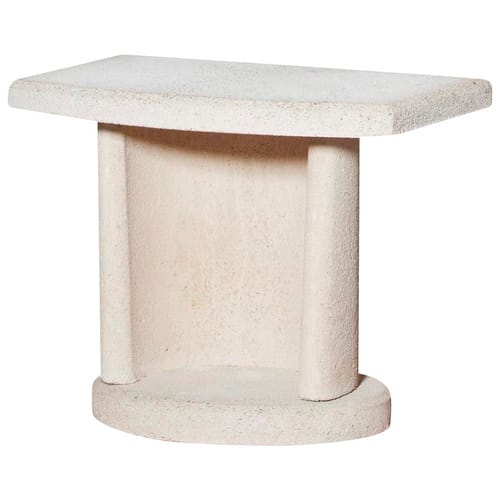 BUSCHBECK Beistelltisch »Georgia«, BxHxT: 70 x 57 x 41 cm, Beton - weiss