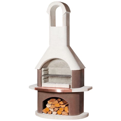 BUSCHBECK Gartengrillkamin »St. Moritz«, 110 cm - weiss