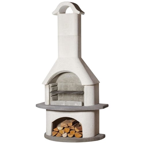 BUSCHBECK Gartengrillkamin »Verona«, 110 cm - weiss