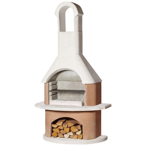 BUSCHBECK Gartengrillkamin »Bali«, 110 cm - weiss