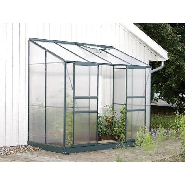 VITAVIA Gewächshaus »Styx«, 3,3 m², Kunststoff/Aluminium, winterfest - gruen