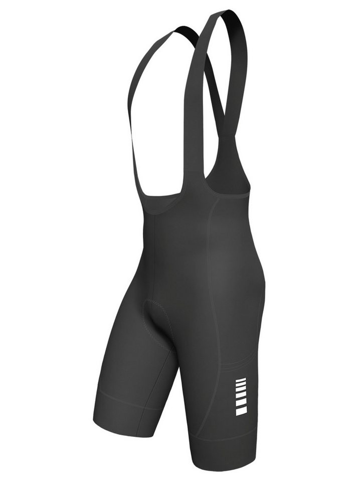 Wulibike Radhose Herren Cargo-Trägerhose GEL-Polster V-Träger Reflektierend (1-tlg) Figurbetonter Schnitt mit 3 Taschen für Renn- & Gravelrad Bild 3