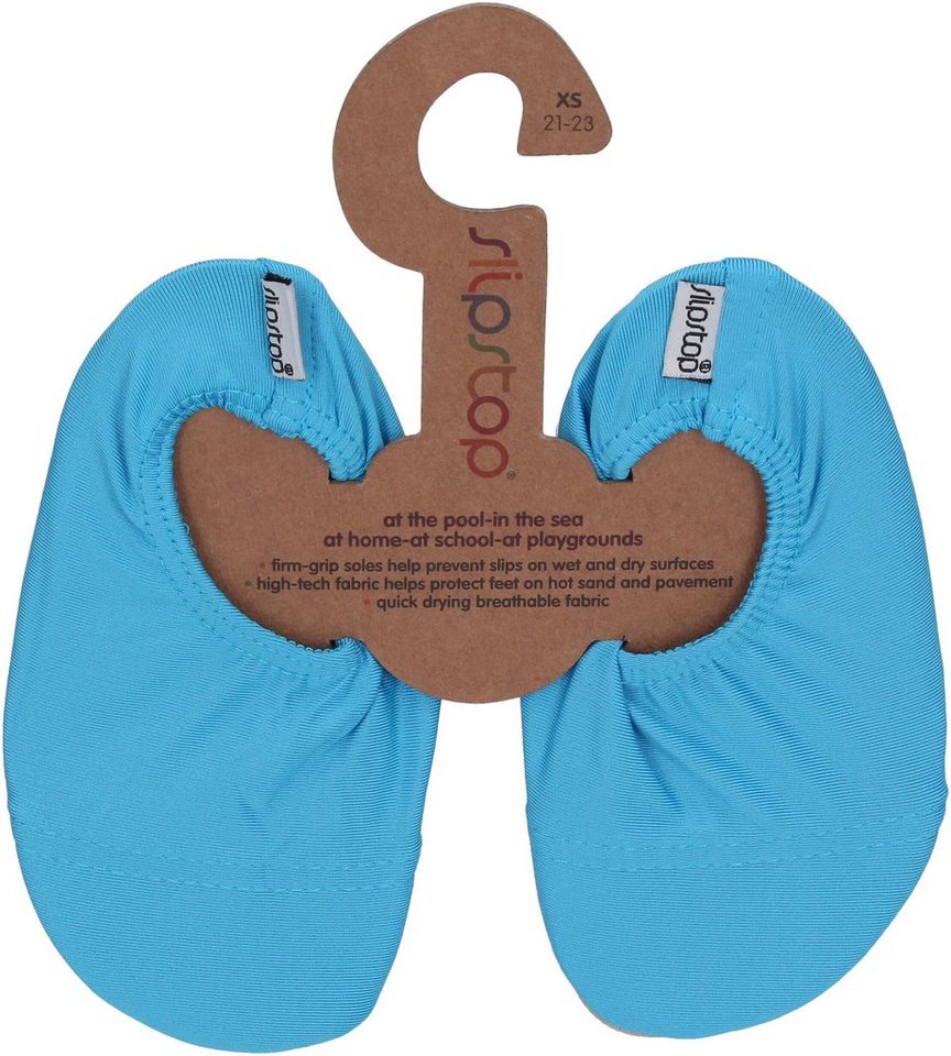 Slipstop Neon Blue Junior Badeschuh Neon Blue Bild 4