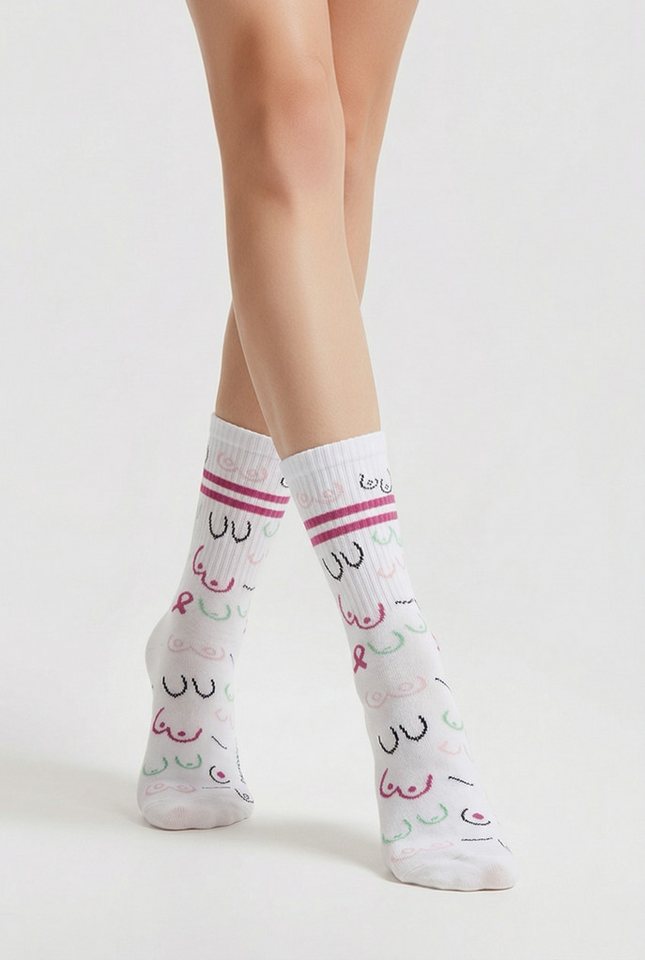 DAILYSOCKS Tennissocken BOOBIES (1-Paar) Bild 5