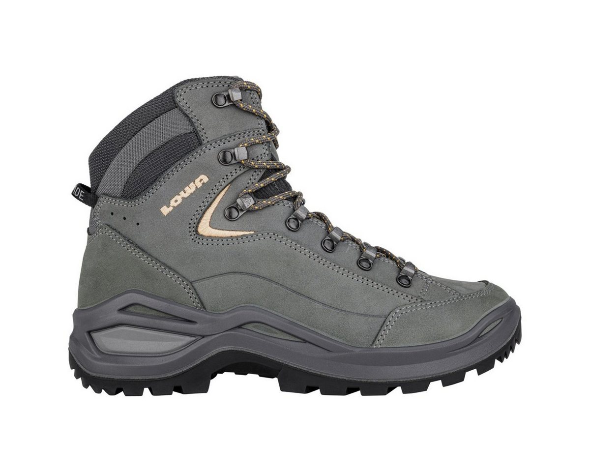 Lowa Renegade EVO LL Mid (All-Terrain, Nubukleder) graphitgrau/aprikose Wanderschuh
