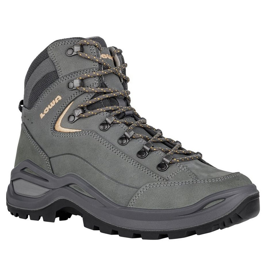 Lowa Renegade EVO LL Mid (All-Terrain, Nubukleder) graphitgrau/aprikose Wanderschuh Bild 2