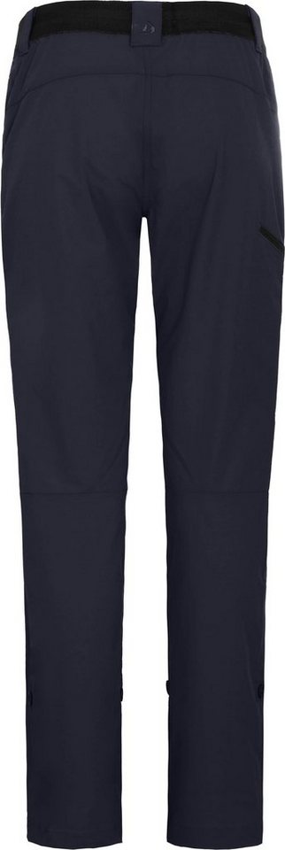 Bergson Outdoorhose VIDAA COMFORT Damen Wanderhose, leicht, elastisch, Kurzgrößen, Nacht blau