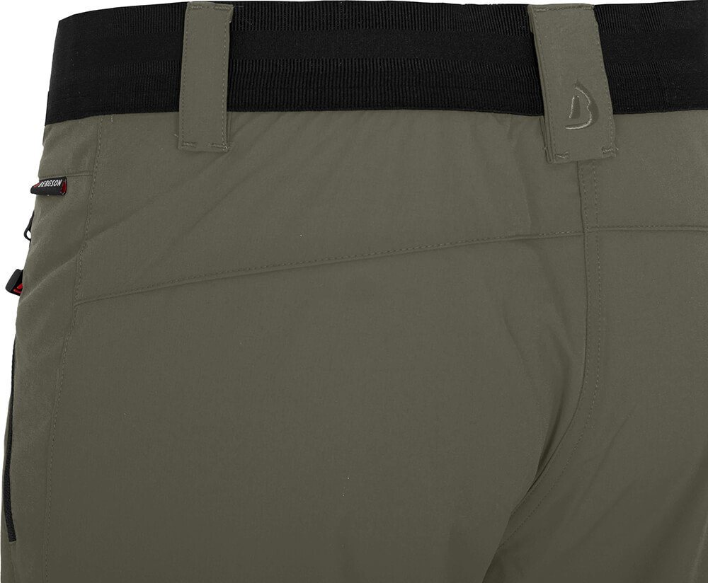 Bergson Outdoorhose VIDAA COMFORT Damen Wanderhose, leicht, elastisch, Kurzgrößen, grau/grün Bild 2