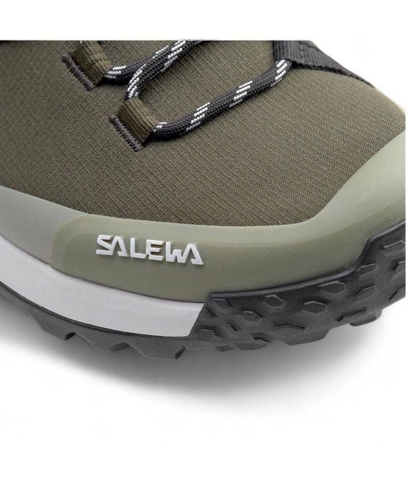Salewa Puez 2 Mid PTX (Trekking, wasserdicht) gold/grün Herren Wanderschuh Bild 4