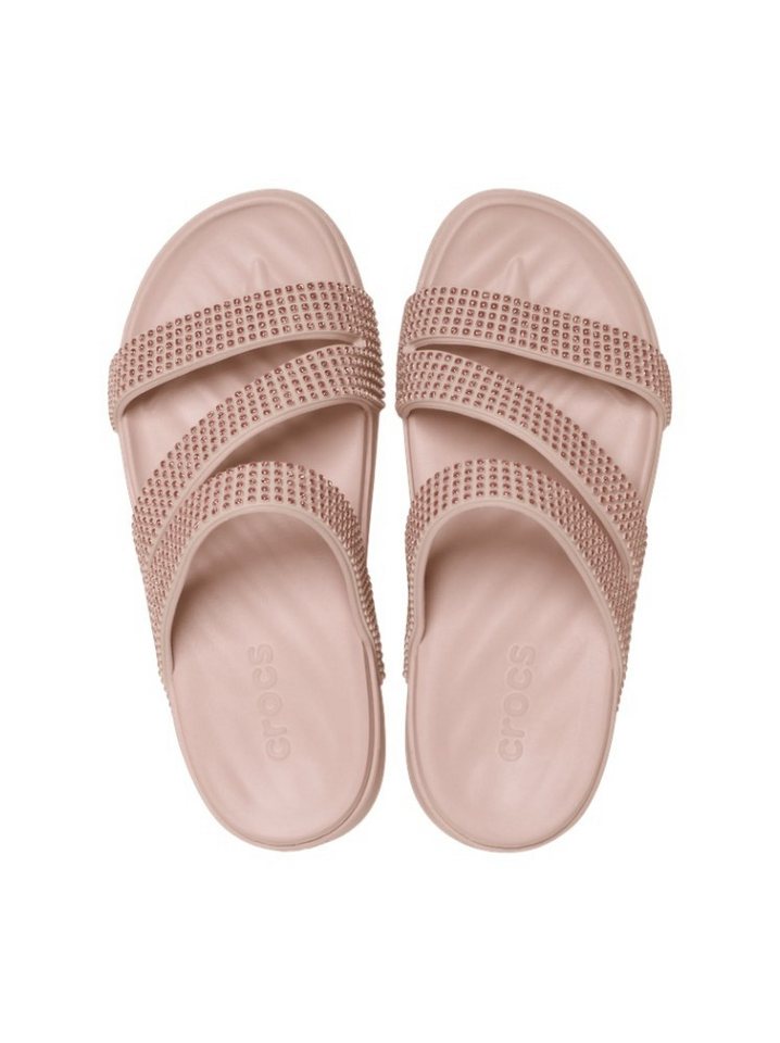 Crocs Sandale Getaway Gems Strappy Quartz hellbraun - Damen Badeschuh Bild 2