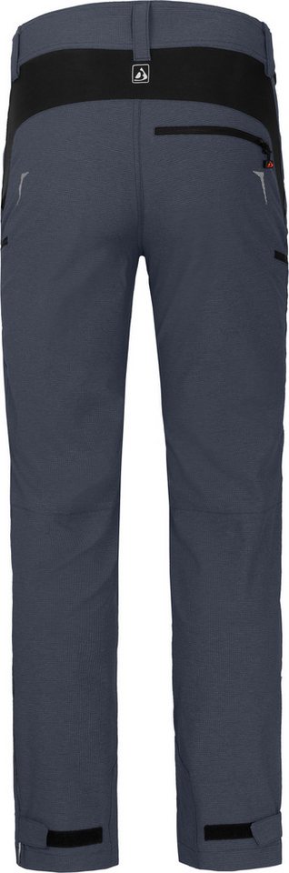 Bergson Fahrradhose PATTI Herren Radhose, robust, elastisch, Kurzgrößen, grau/blau Bild 4
