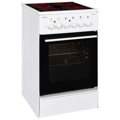 Exquisit Elektro-Standherd »ECM 8-4.1 BZ«, 47 l, 4 Kochfelder - weiss