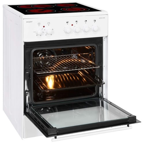 Exquisit Elektro-Standherd »ECM 6-4 BZ«, 61 l, 4 Kochfelder - weiss