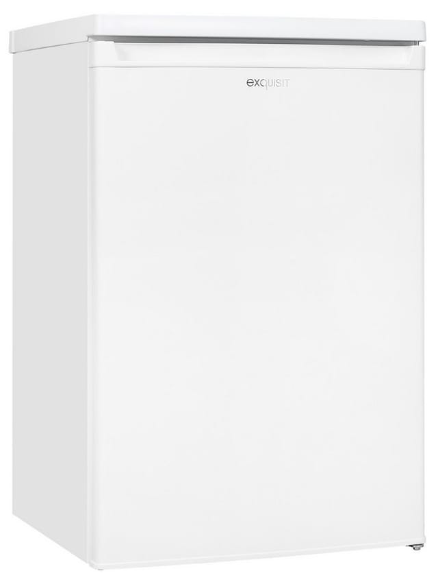 Exquisit Vollraumkühlschrank, BxHxL: 55 x 85,5 x 57 cm, 127 l, weiß - weiss