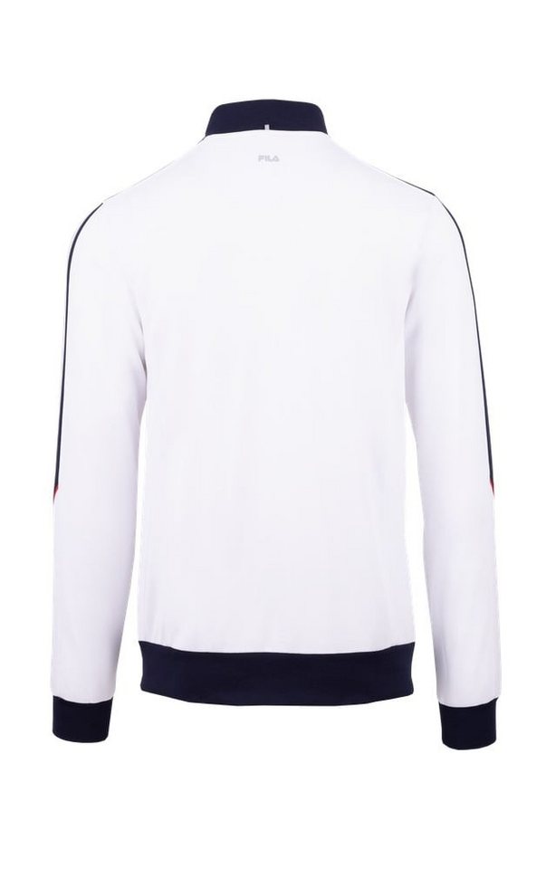 Fila Tennisjacke Manuel (Stehkragen, 100% Polyester) weiss/navy Herren Bild 2