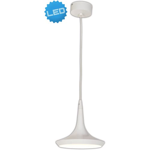 NÄVE Pendelleuchte, weiß, inkl. Leuchtmittel, Breite: 22 cm - weiss