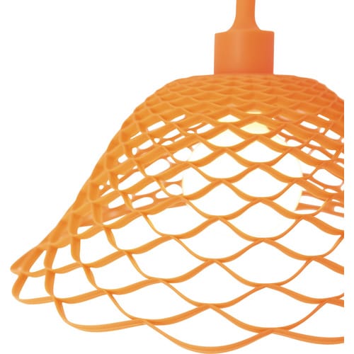 NÄVE Pendelleuchte, Silikon, orange
