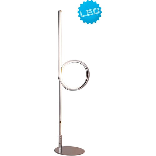 NÄVE LED-Tischleuchte, LED, warmweiß, inkl. Leuchtmittel, Höhe: 65 cm - silberfarben
