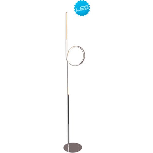 NÄVE LED-Stehleuchte, LED, warmweiß, inkl. Leuchtmittel, Höhe: 171 cm - silberfarben