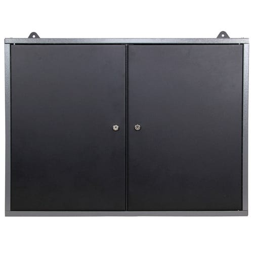 Ondis24 Hängeschrank, BxHxT: 80 x 60 x 19 cm, Metall, schwarz/grau