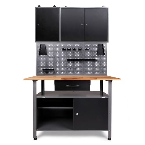 Ondis24 Werkstatt-Set »Klaus«, anthrazit, Metall - grau