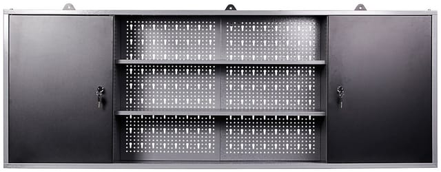 Ondis24 Hängeschrank, BxHxT: 160 x 60 x 16 cm, Metall, schwarz/grau