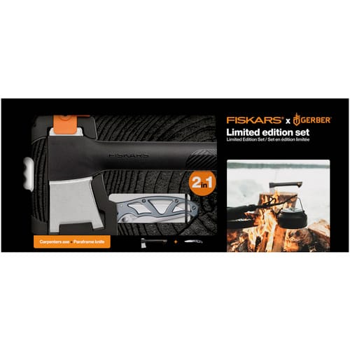 FISKARS Axt, Material Klinge: Stahl, 150 mm Klingenbreite - schwarz