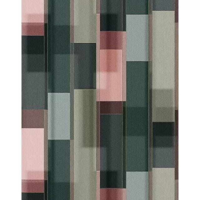 SCHÖNER WOHNEN KOLLEKTION Vliestapete, 3D, Grafisch, rot/blau