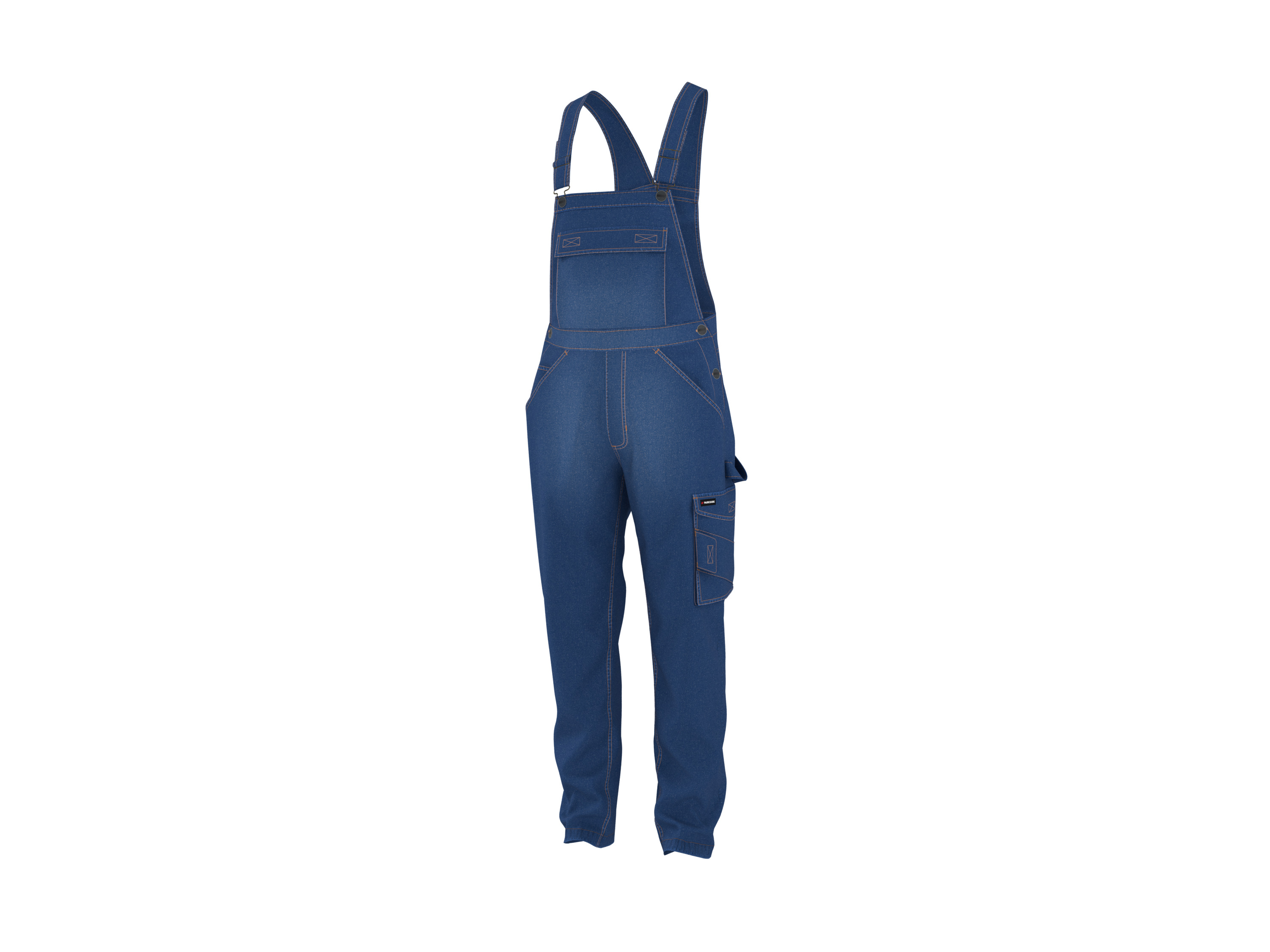 PARKSIDE® Herren Arbeitslatzhose »Fan Edition« (Blau, L (52/54))