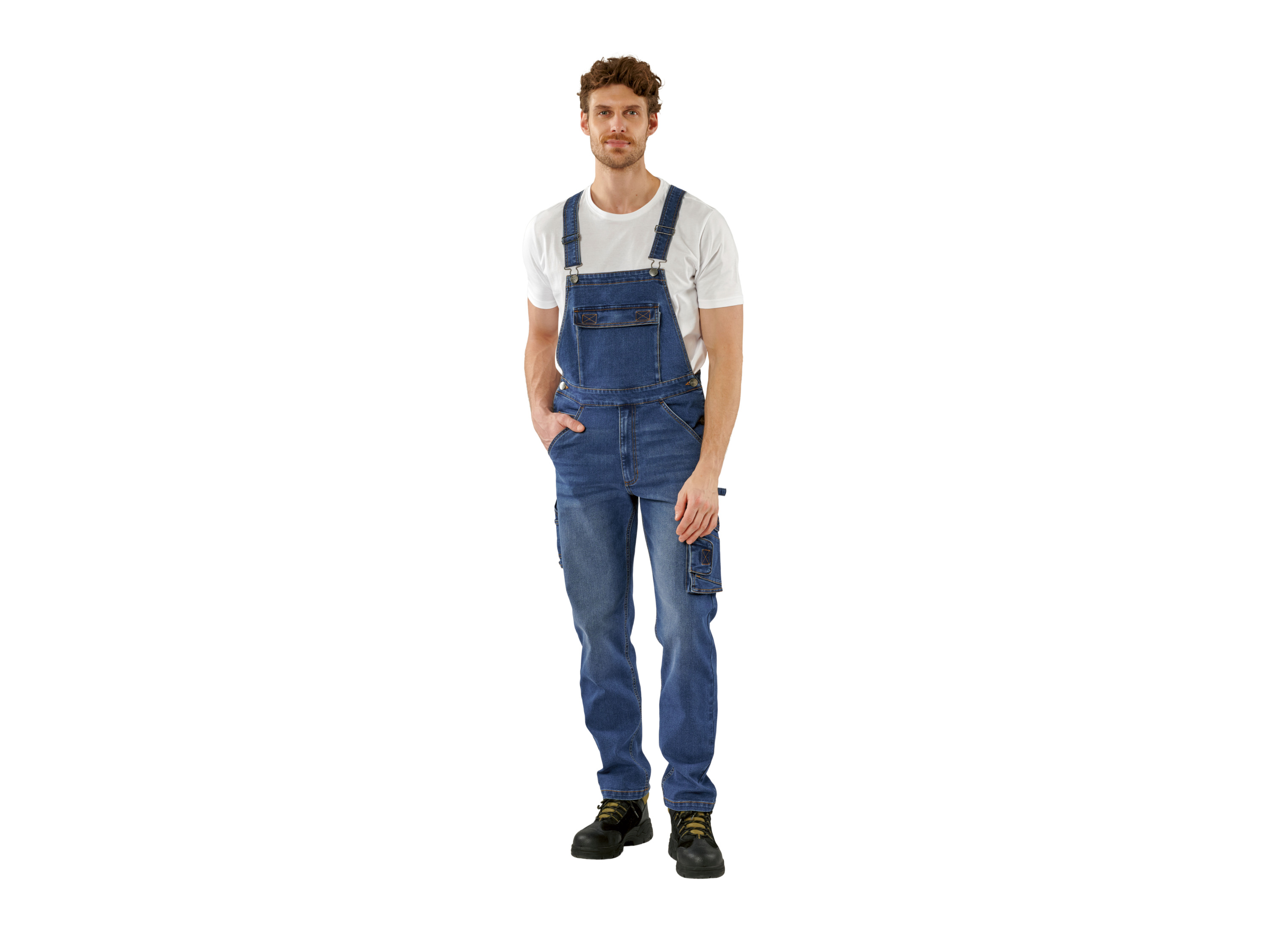 PARKSIDE® Herren Arbeitslatzhose »Fan Edition« (Blau, L (52/54)) Bild 4