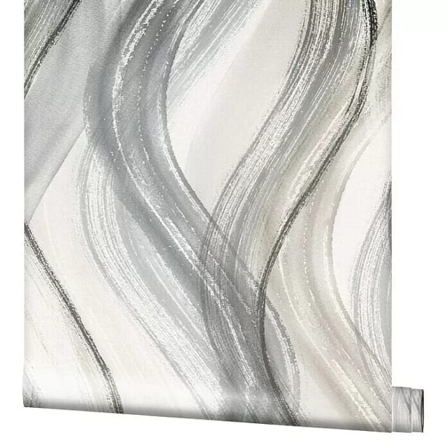 marburg Vliestapete »Shades«, Wellen, Grafisch, greige - beige