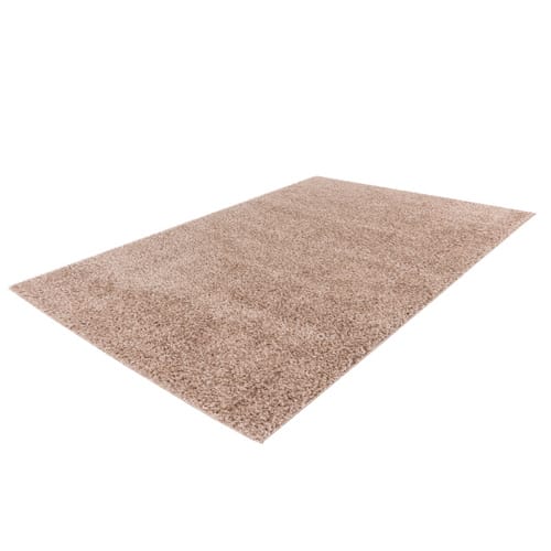 Hochflor-Teppich »Emilia«, BxL: 60 x 110 cm, taupe - beige