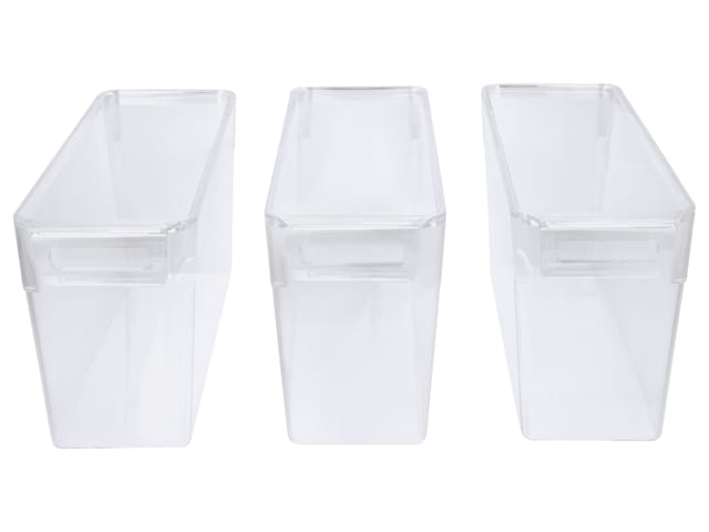 SILVERCREST® Kühlschrank-Organizer mit Deckel, 3er Set, 3,4 L