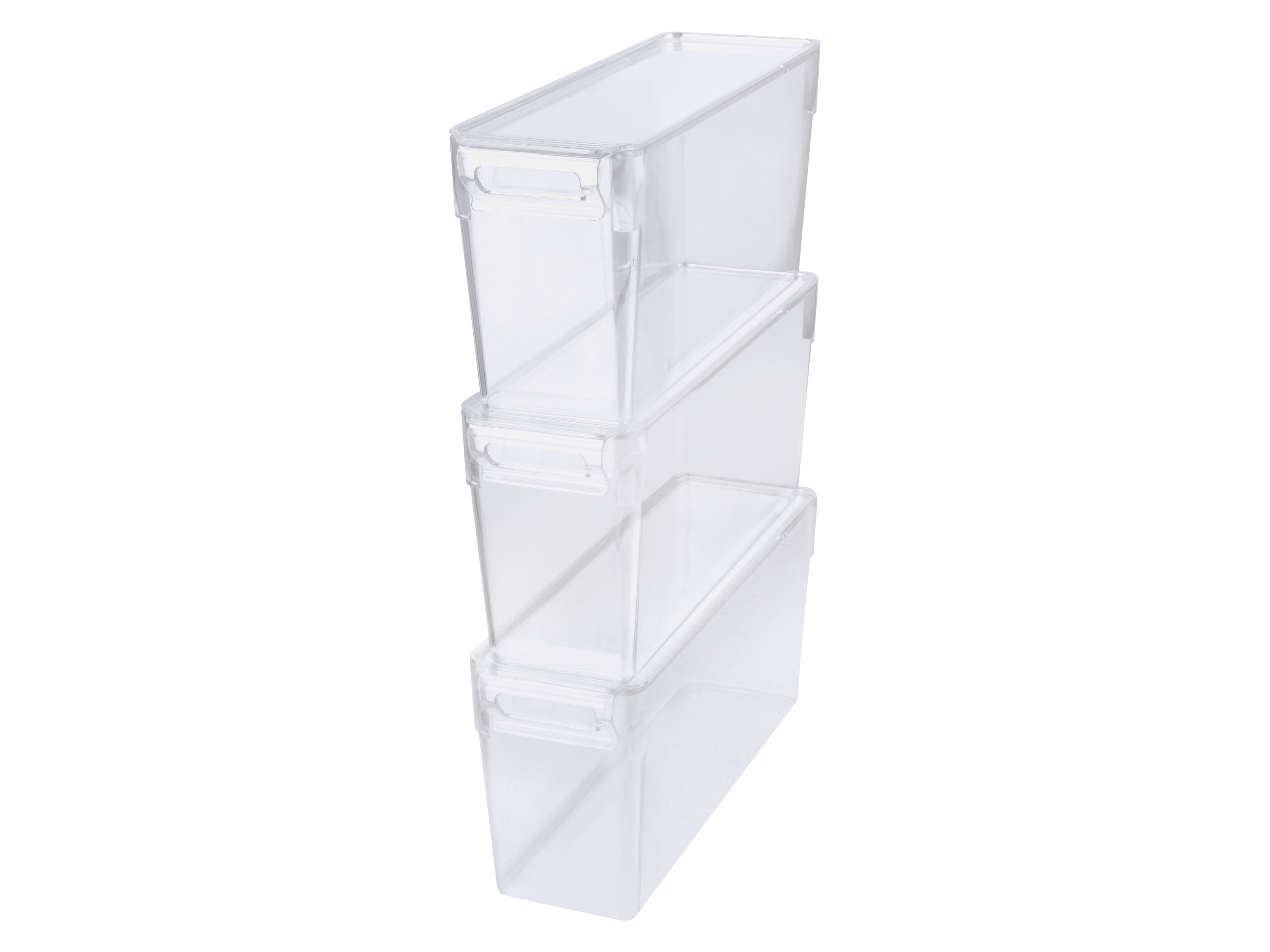 SILVERCREST® Kühlschrank-Organizer mit Deckel, 3er Set, 3,4 L Bild 2