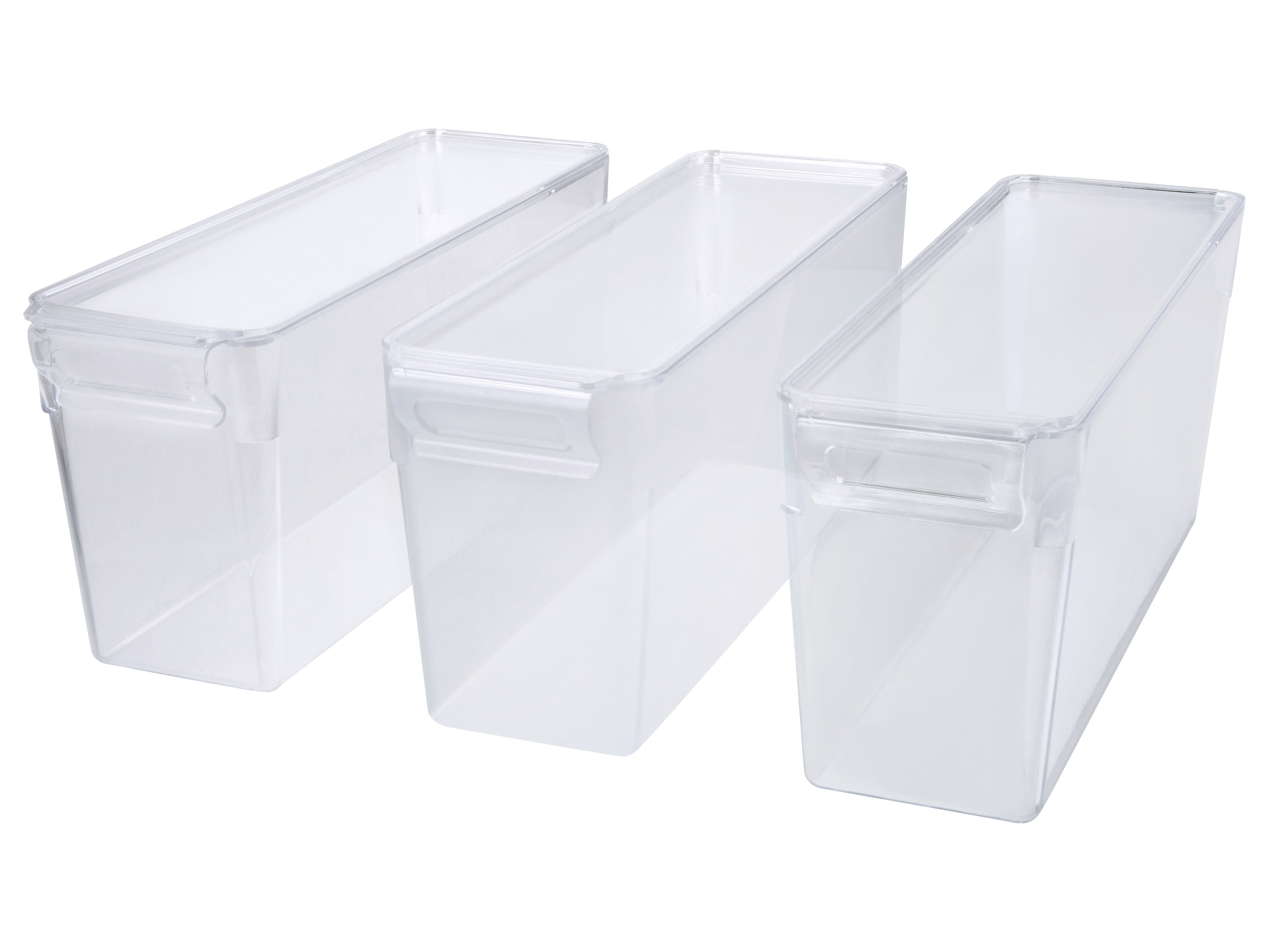 SILVERCREST® Kühlschrank-Organizer mit Deckel, 3er Set, 3,4 L Bild 4