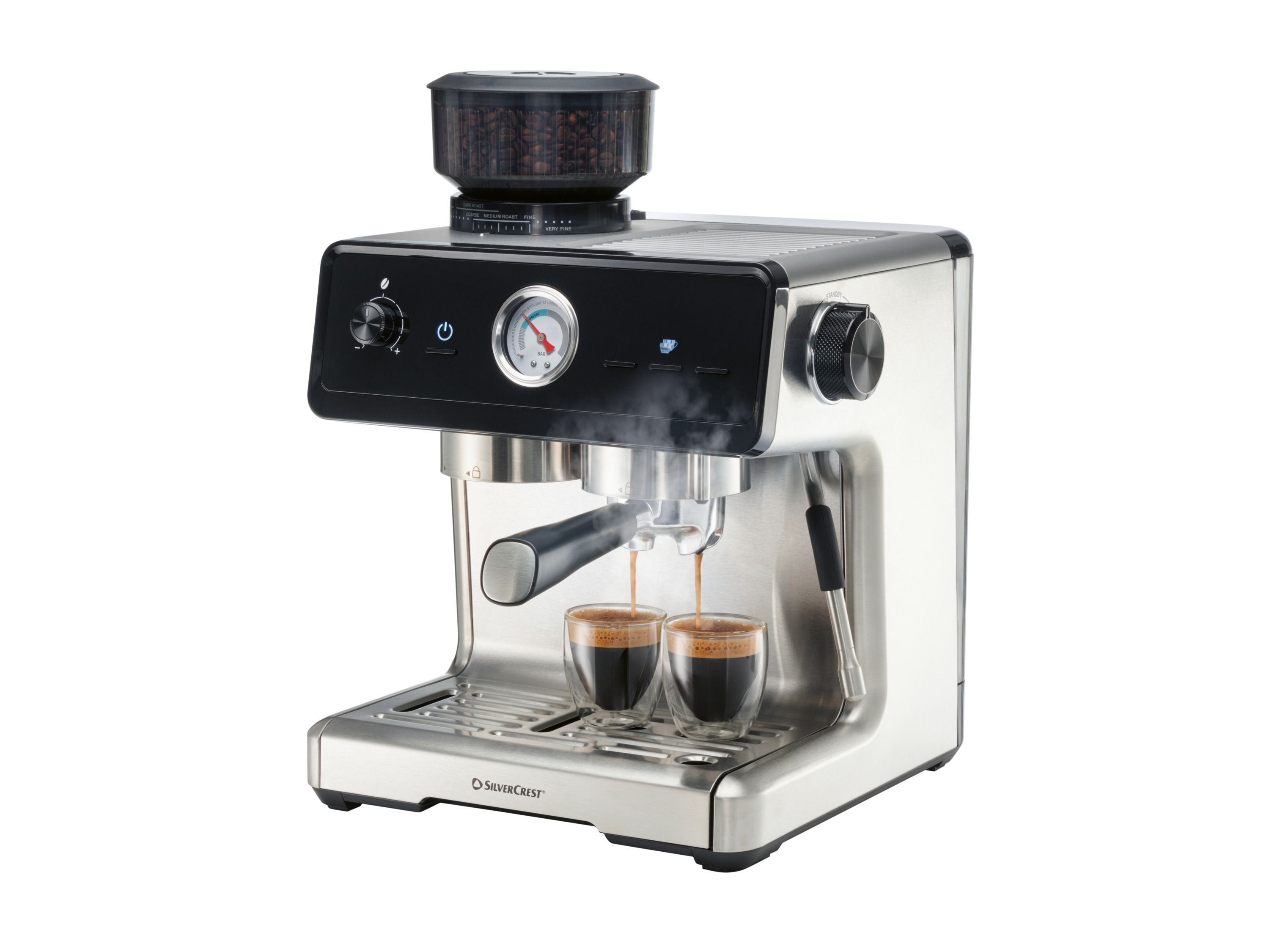SILVERCREST® Premium-Espressomaschine »SEMST 1500 A1«