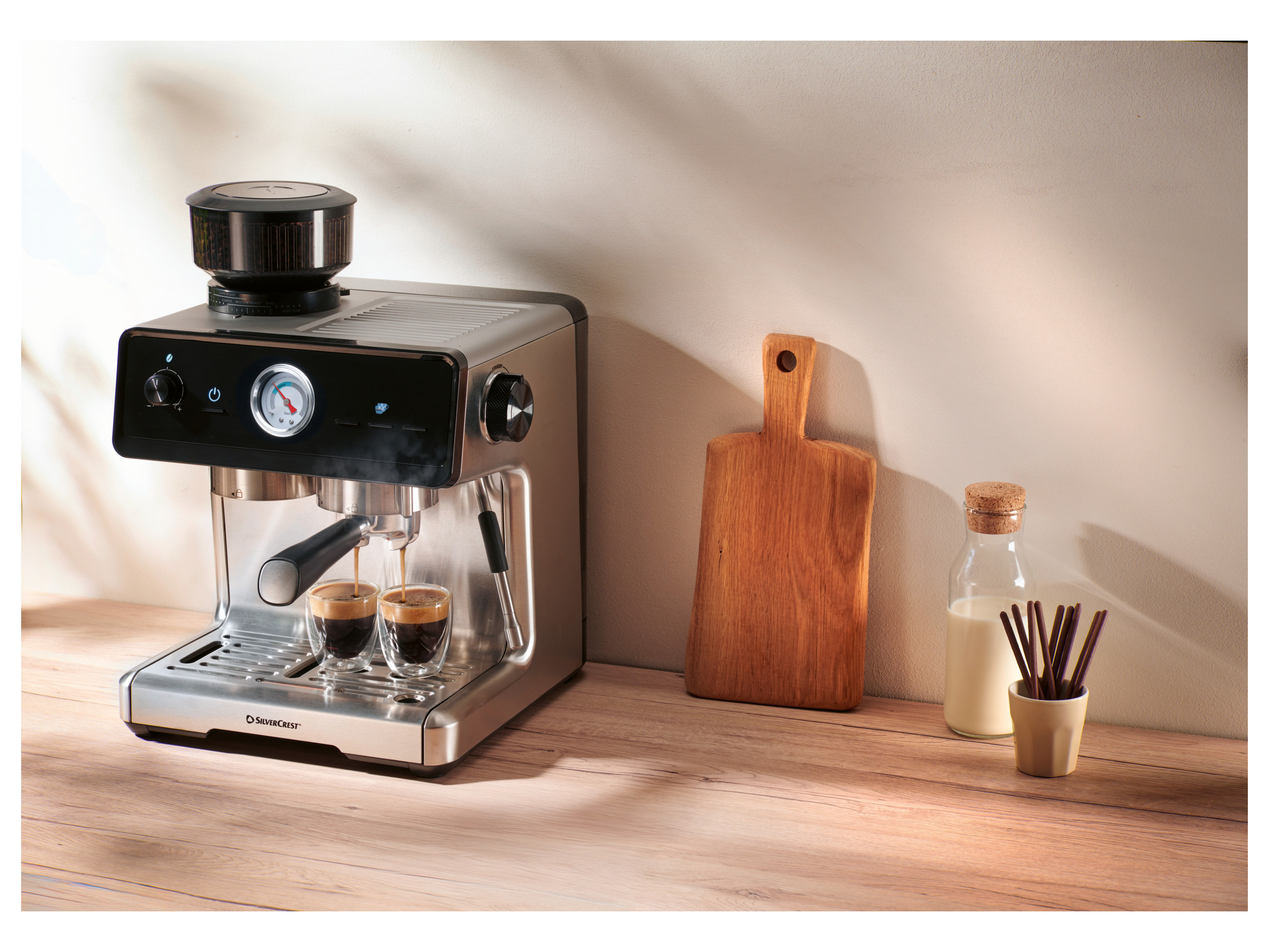 SILVERCREST® Premium-Espressomaschine »SEMST 1500 A1« Bild 4