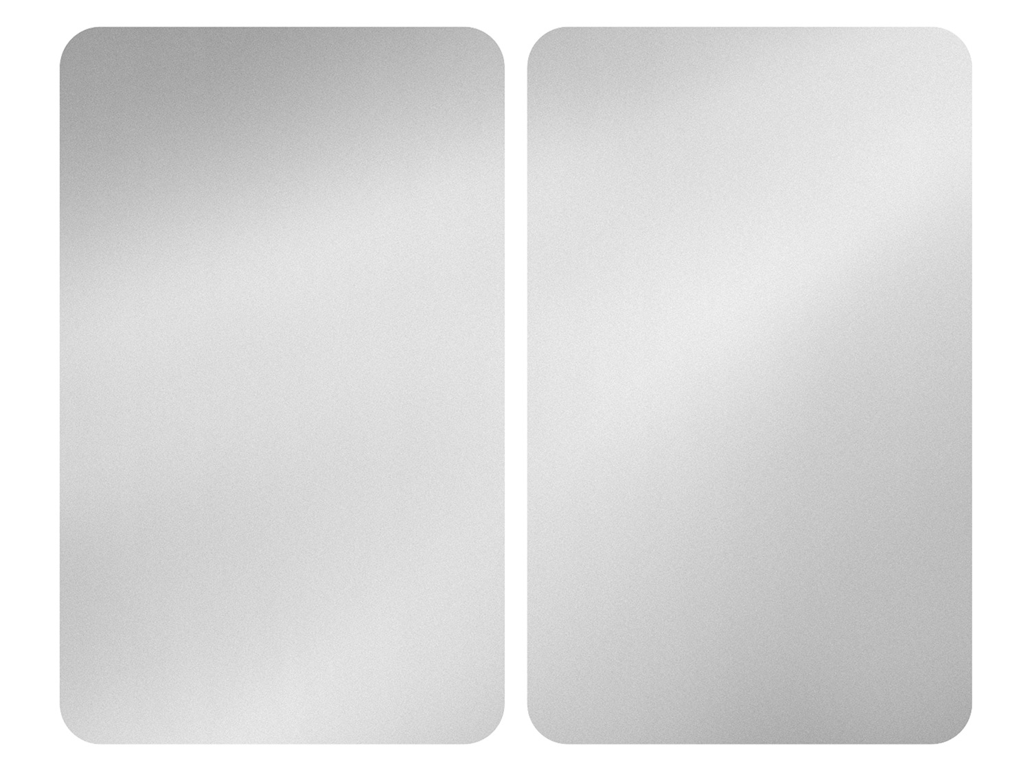 WENKO Herdabdeckplatte Universal 2er S, Silber Bild 2