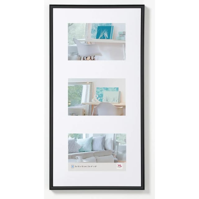 Walther Design Bilderrahmen »NEW LIFESTYLE«, BxL: 23,8 x 46,8 cm, Schwarz, Kunststoff